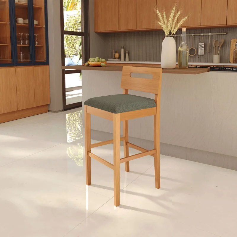 Banqueta Mia - Madera Maciza en Madera natural - Butacas, banquetas y puffs, Uruguay | Balton, vista 21