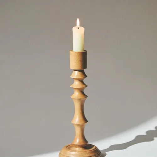 CANDELABRO MADERA en Madera natural - Velas y Portavelas, Uruguay | Zara Home