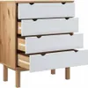 Comoda 4 C Mel/Gris Linea Nordica en Madera Maciza - Cómodas, Uruguay | Que Sal Muebleria, vista 6 de 16