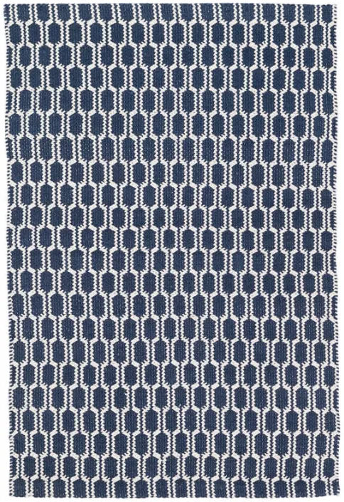 TERRA INDIGO WOVEN COTTON ALGODON en Azul - Alfombras, Uruguay | Sentido Jose Ignacio