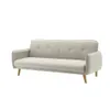 Sillón Cama Mìa en Tela - Gris en Gris - Sillones y sofás, Uruguay | Ecowood, vista 1 de 3