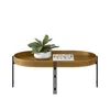 LINEA- MESA DE CENTRO MONACO NATURAL en Marrón - Mesas de living, Uruguay | Alfa Ventas, vista 1 de 5