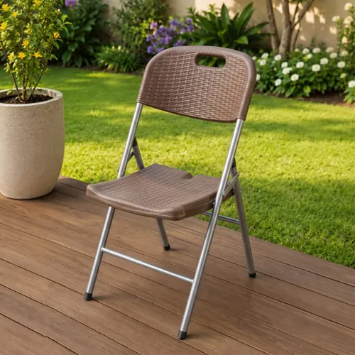 Silla de exterior plegable Marrón en Focus Mari Slim - Muebles para el exterior, Uruguay | Rústico Hogar