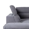 Rinconera Versatile - Tela Microfibra - Chaise Izquierdo - 6686-7 Gris en Gris - Sillones y sofás, Uruguay | NYR, vista 5 de 7