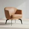 Butaca Fija 1 Cuerpo Cuero Marron 1002 Camel en Marrón - Sillones y sofás, Uruguay | Divino, vista 1 de 5