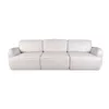 Sofa 4 Cuerpos Cuero-100-natural Natural-beige Iron Marfil en Blanco - Sillones y sofás, Uruguay | Divino, vista 3 de 8