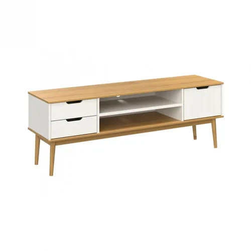 Rack Tv Cusco - Blanco en Blanco - Muebles para TV, Uruguay | Concetto Casa