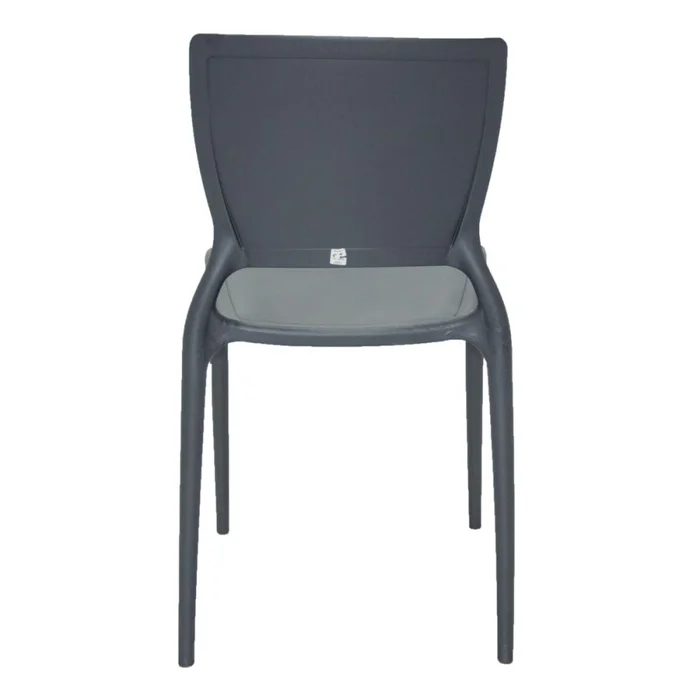 Silla Sofia Respaldo Cerrado - Color Grafito - 92236/007 en Gris - Sillas, Uruguay | Champagne Home, vista 3