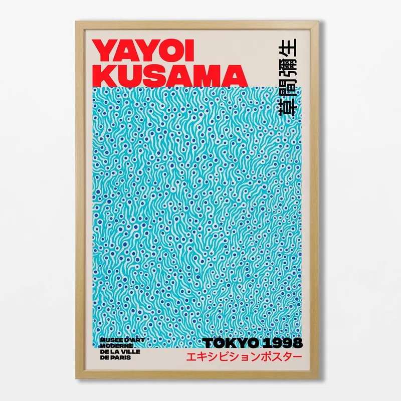 Yayoi Kusama - Musee D`Art Moderne en Multicolor - Láminas, Uruguay | La Cuadrería