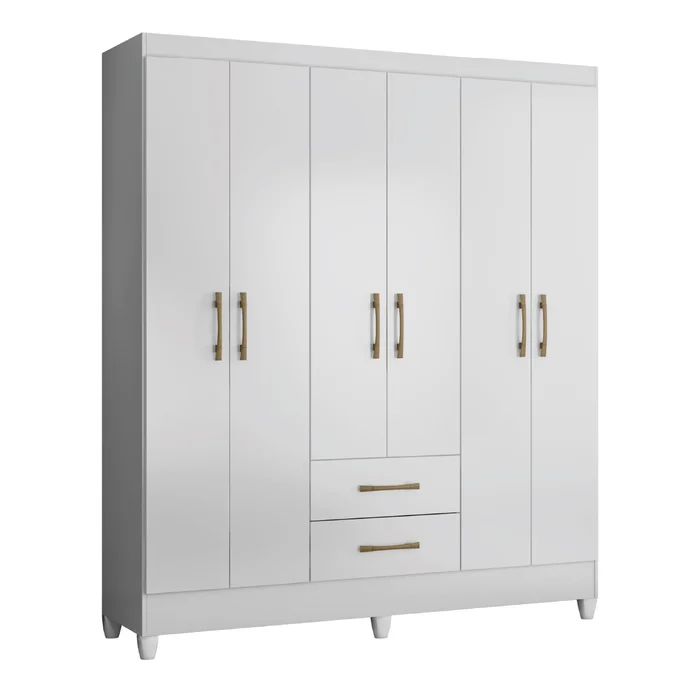 Roperos Placares 6 Puertas 2 Cajones Dormitorio Panama - Roperos y placares, Uruguay | Muebles Express