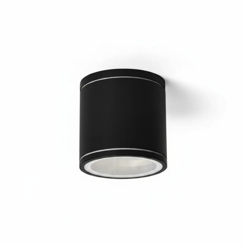 Luminaria Downlight Exterior Sardegna IP65 Negro E27 en Negro - Lámparas colgantes, Uruguay | Serlux