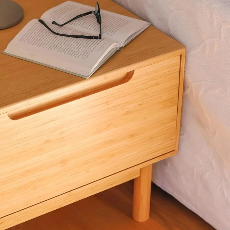 Mesa de Luz Roma en Madera natural - Muebles, Uruguay | Uruguay Bamboo, vista 4