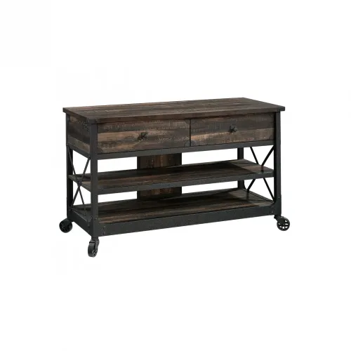 Rack para TV con Estantes - Sauder en Marrón - Muebles para TV, Uruguay | Ecowood