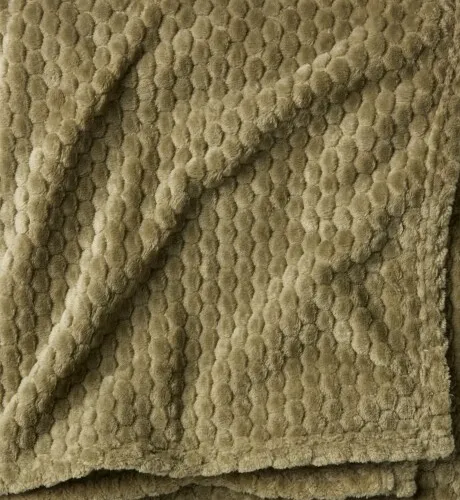 Manta throw ROSENVIAL 130x160 verde en Verde - Textiles, Uruguay | JYSK