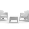 SET IBIZA TERRACE 2 SILLONES 1 MESA GRIS en Gris - Muebles para el exterior, Uruguay | Alfa Ventas, vista 1 de 3