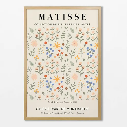 Matisse - Floral N.04 en Multicolor - Láminas, Uruguay | La Cuadrería