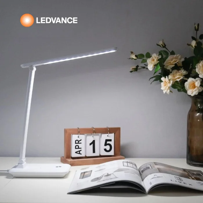 Luminaria LEDVANCE Desklum 3W Blanco en Negro - Lámparas de mesa, Uruguay | Serlux, vista 6