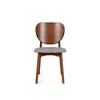 Silla Cleo - Nogal - Respaldo laminado - Tela Rústica - Tostado (CH) en Beige - Butacas, banquetas y puffs, Uruguay | NYR, vista 2 de 6