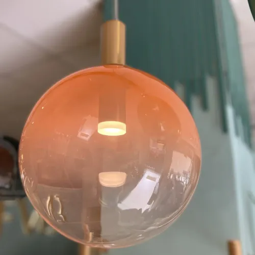 Luminaria colgante naranja en Naranja - Lámparas colgantes, Uruguay | FMB