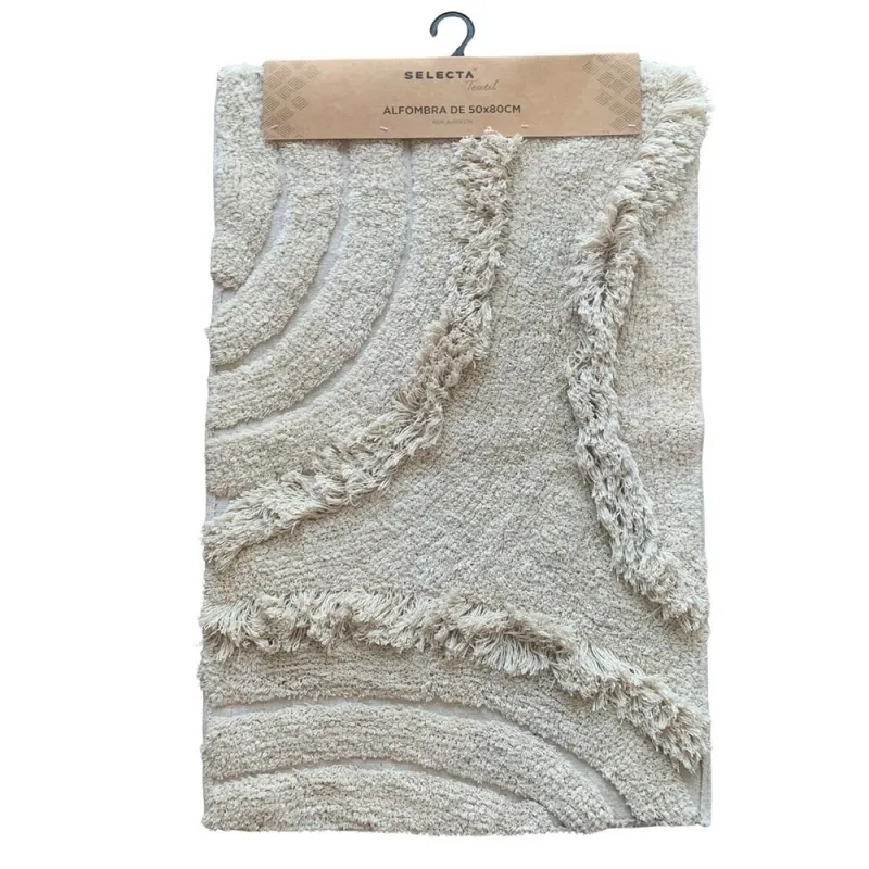 ALFOMBRA FLEECE C/FLECOS 50X80CM CIRCULOS - Textiles, Uruguay | Decohogar