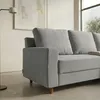 Rinconera Lucci - Tela Microfibra - Chaise derecho - Berlin 05 (Ceniza) en Beige - Sillones y sofás, Uruguay | NYR, vista 5 de 7