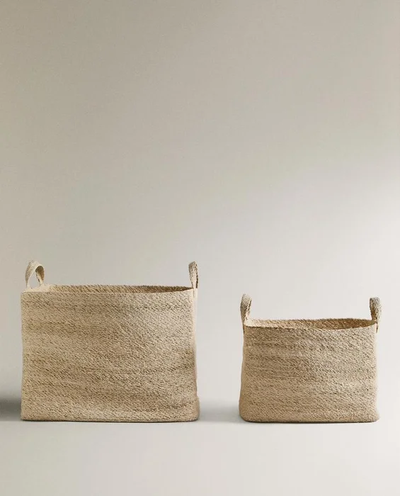 CESTAS SEAGRASS RECTANGULAR - Canastos, Uruguay | Zara Home, vista 2