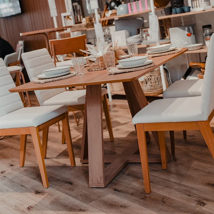 Mesa de Comedor Aura 1.35 - Marrón - Mesas de comedor, Uruguay | Ecowood, vista 8