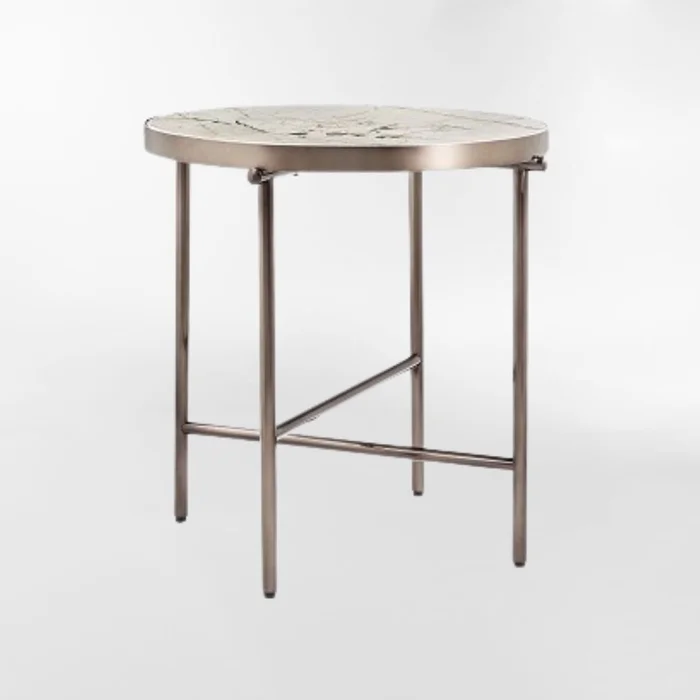 Mesa Auxiliar CELLINI Blanco  - Mesas de comedor, Uruguay | Viasono, vista 2