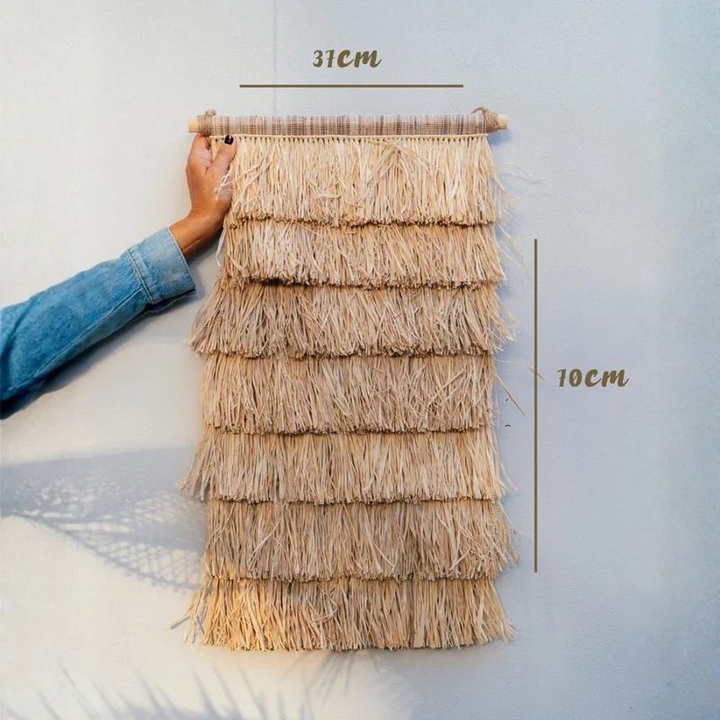 Wall Deco de Sisal Tejido Zefira - Decoración de pared, Uruguay | Casakos, vista 3