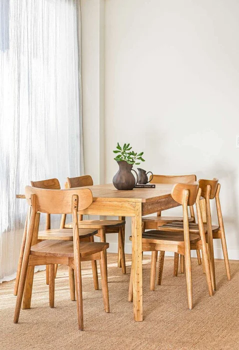 MESA COMEDOR NORDICA EXTENSIBLE - 1.80 A 2.30 MTS en Madera natural - Mesas de comedor, Uruguay | La Iberica, vista 3