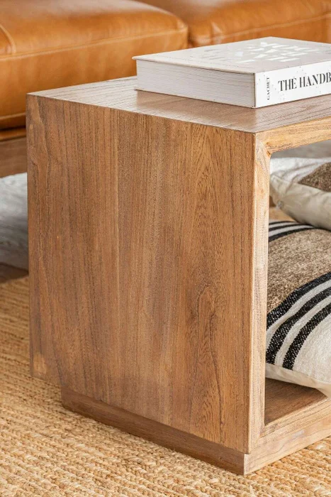 RACK / MESA LIVING CUBO - 1.75 X 0.40 MTS en Madera natural - Muebles para TV, Uruguay | La Iberica, vista 11