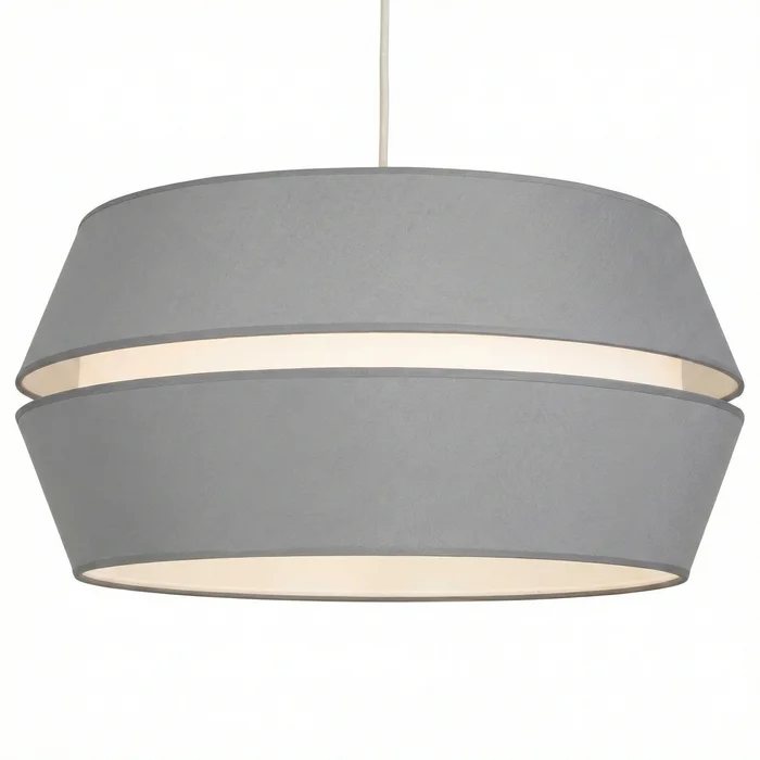 Colgante Duo Split Grey en Gris - Lámparas colgantes, Uruguay | La Perla