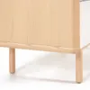 Cómoda Anielle de 3 cajones de madera maciza y chapa de fresno 99 x 78,5 cm en Off-white - Cómodas, Uruguay | Kavehome, vista 8 de 10