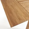 Mesa extensible Isbel - 140 (220) x 90 cm madera maciza de roble en Madera natural - Mesas de comedor, Uruguay | Kavehome, vista 5 de 9