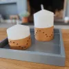 Velones ondas en tacha - Velas y Portavelas, Uruguay | Dreams On Time, vista 3 de 9