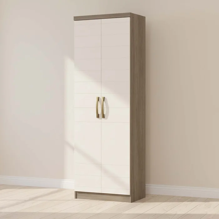 Placard Ropero 2 Puertas Mdp Marron Multiuso D110 en Multicolor - Roperos y placares, Uruguay | Divino