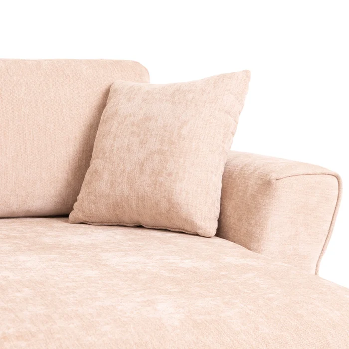 Sofá Cama Chaise/baúl Tela Natural-beige Bristol Beige en Beige - Sillones y sofás, Uruguay | Divino, vista 4