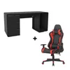 Silla C/parlante + Escritorio Gamer Station Xt en NEG/ROJO|NEGRO - Escritorios y sillas de escritorio, Uruguay | Divino, vista 1 de 9