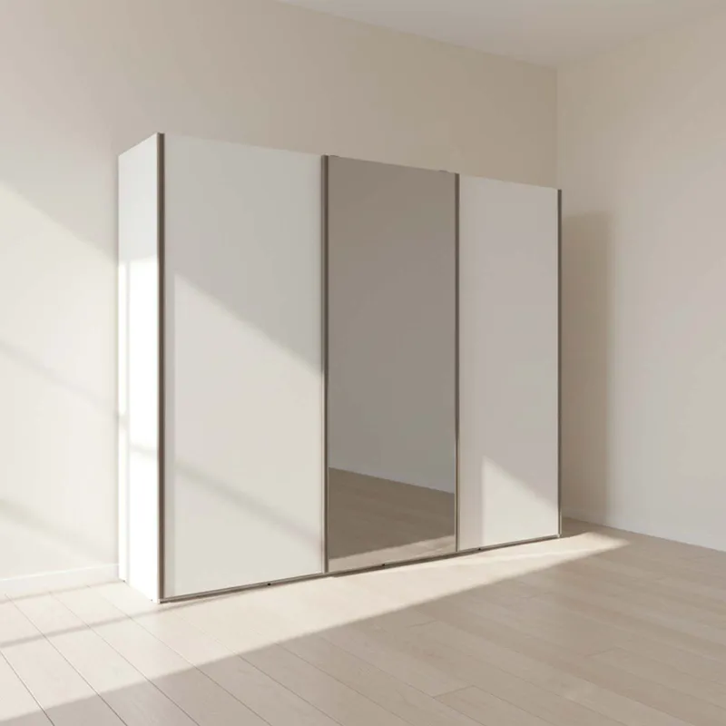 Placard Ropero 3 Puertas Mdf Blanco Venetto en Blanco - Roperos y placares, Uruguay | Divino