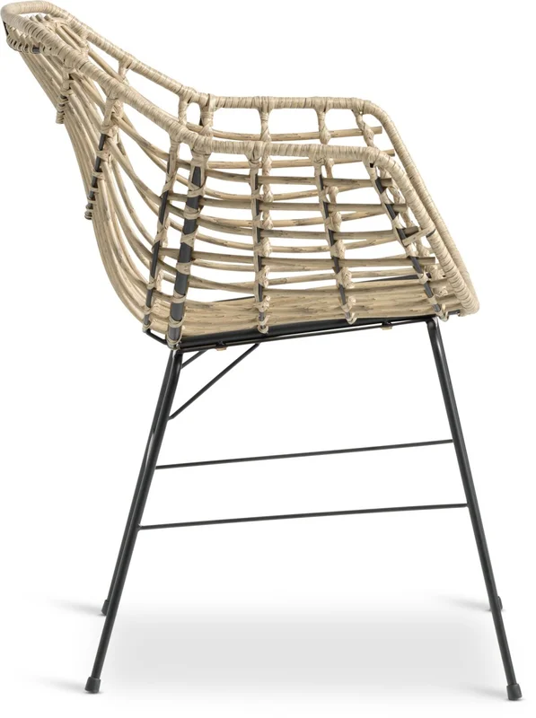 Silla de jardín ILDERHUSE natural en Madera natural - Muebles para el exterior, Uruguay | JYSK, vista 3