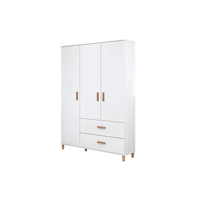 ROPERO RETRO MILKA SLIM BLANCO 346501881 en Blanco - Roperos y placares, Uruguay | Rosas Hermanos