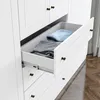PLACARD ROPERO AMERICANO 6 PUERTAS MDF en Blanco - Roperos y placares, Uruguay | Alfa Ventas, vista 3 de 4