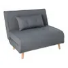 Sillon cama Trifold plaza y media en Gris - Sillones y sofás, Uruguay | La Cueva Muebles, vista 2 de 8