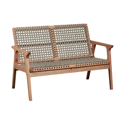 SOFA TRACO 2 LUGARES CUERDA RAMI 119x72x83CM JATOBA - Muebles para el exterior, Uruguay | Vinibel