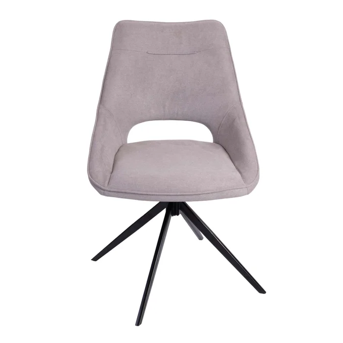 Silla De Oficina Tela-y-polipropileno Gris Christie en Gris - Escritorios y sillas de escritorio, Uruguay | Divino, vista 3