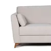 Sofá Capri - Tela Microfibra - 2 cuerpos - Kruger 02-152 (Beige) en Beige - Sillones y sofás, Uruguay | NYR, vista 3 de 6