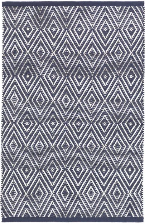 DIAMOND NAVY/WHITE INTERIOR/EXTERIOR en Multicolor - Textiles, Uruguay | Sentido Jose Ignacio