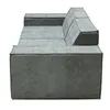 Sofá Modular 3 Cuerpos Espuma Gris Luna en Gris - Sillones y sofás, Uruguay | Divino, vista 3 de 4