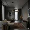Colgante Led circular anillo suspendido y spots 40W Dimerizable en Negro - Lámparas colgantes, Uruguay | Iluminica, vista 5 de 6