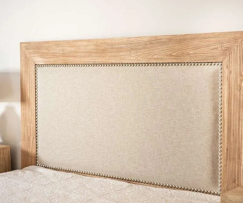RESPALDO TERRA - ALAMO Y LINO ANTIMANCHAS - 1.70 MTS en Madera natural - Respaldos de cama, Uruguay | La Iberica